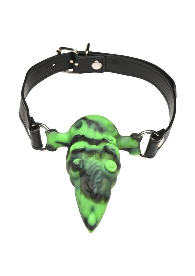 Dragon's Lick Vibrating Rechargeable Silicone Oral Enhancer with Harness - Image 2