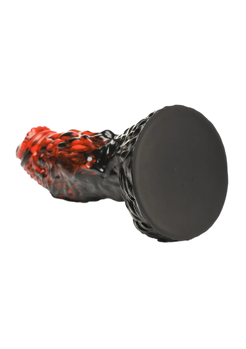 Fiery Obsidian Monster Dildo - Image 3