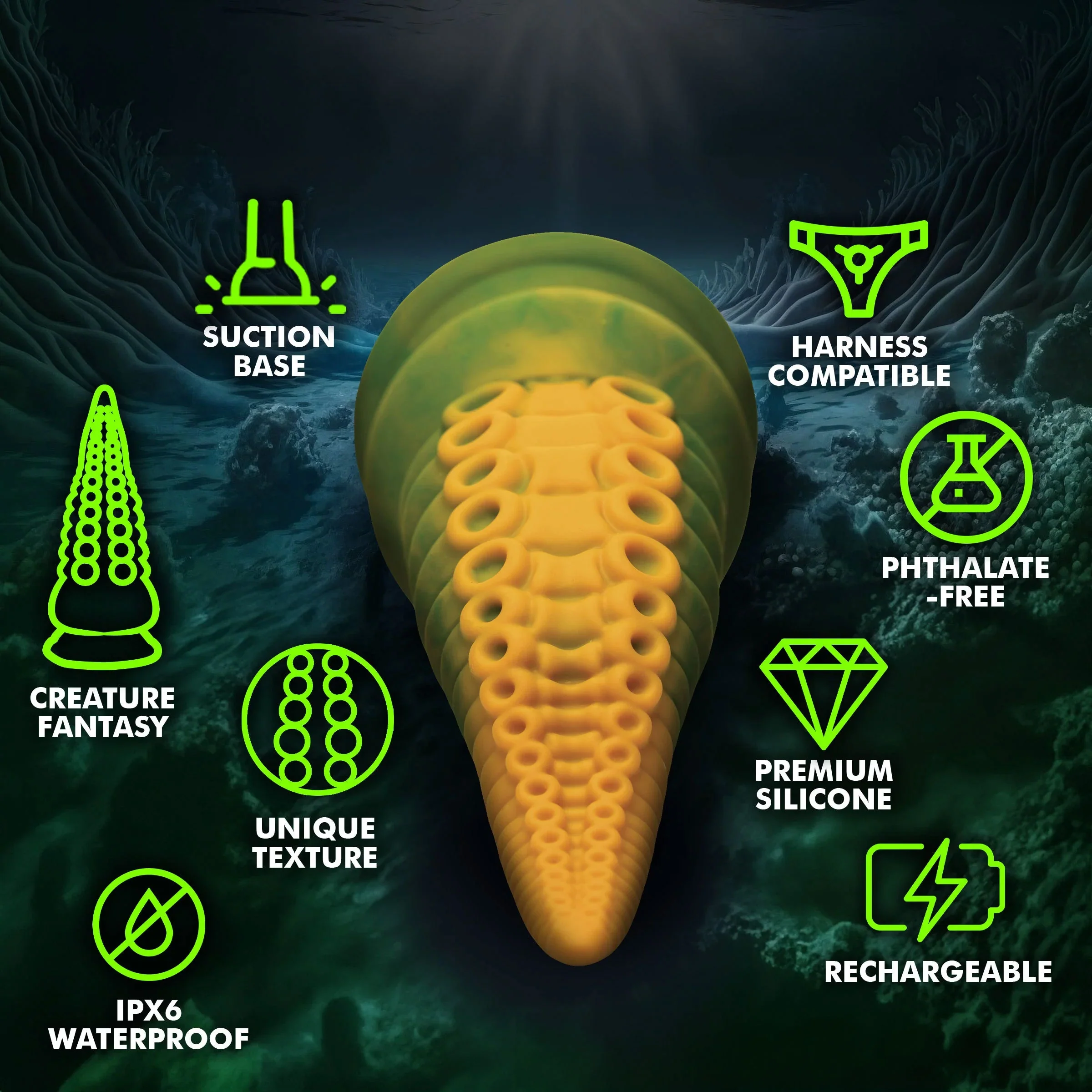 Kraken 2.0 Vibrating Tentacle Dildo - Image 5