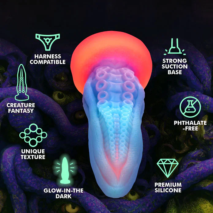 Magic Tentacle Dildo - Glow in the Dark - Image 5
