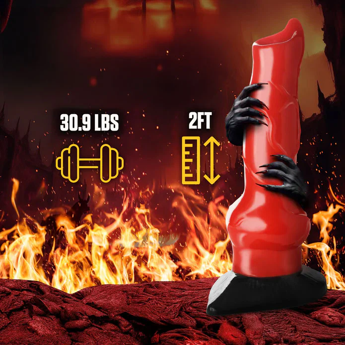 Towering Torment Canine Dildo - 2FT - Image 5